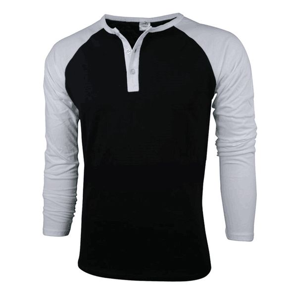 

new arrival casual long sleeve color blocking raglan sleeve v neck fashion teeshirt sport hooded sweatshirt hoodie men t shirt