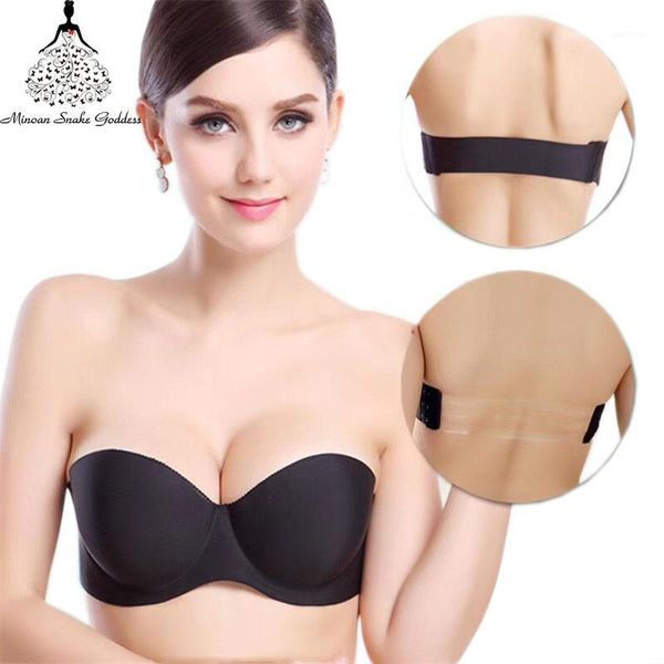

half cup bra bralette underwear lingerie abcd cup strapless bra for women wedding seamless invisible1, Red;black