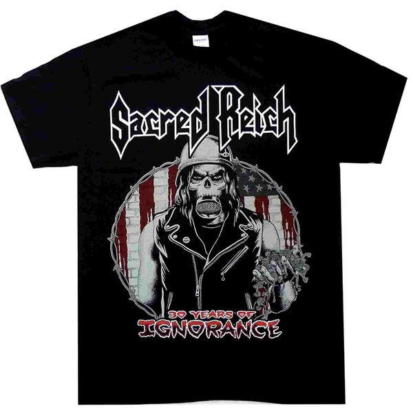 

sacred reich 30 years of ignorance shirt s m l xl official t shirt thrash metal sport hooded sweatshirt hoodie