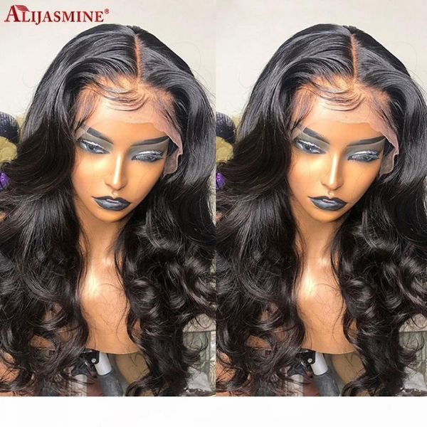 

body wave wig brazilian lace front human hair for black women pre plucked with baby hair 150 density lace wigs remy, Black;brown
