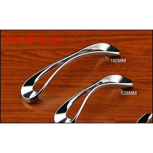

10pcs new modern chrome furniture hardware handles kitchen cabinets pull knobs drawer wardrobe bathroom cupboard pull d qylyor bdenet