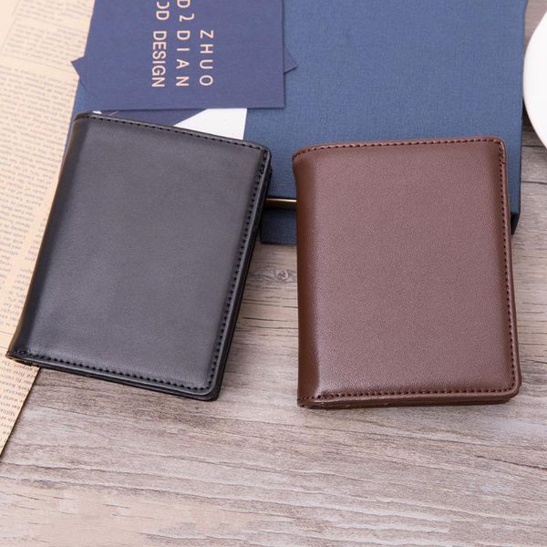 

coneen fashion women wallet men's leather wallet bank card package box aluminum leather luxury short may30, Red;black