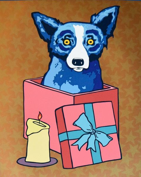 

george rodrigue blue dog home decor handcrafts /hd print oil painting on canvas wall art canvas pictures 7791