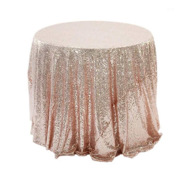 

table cloth rose gold/silver/gold/champagne round sequin tablecloth wedding party banquet covers christmas decorations banquet1