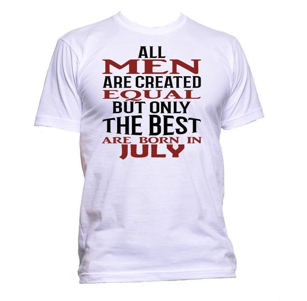

tee shirt all men are created equal but only the are born in july t-shirt mens s t-shirt sport hooded sweatshirt hoodie