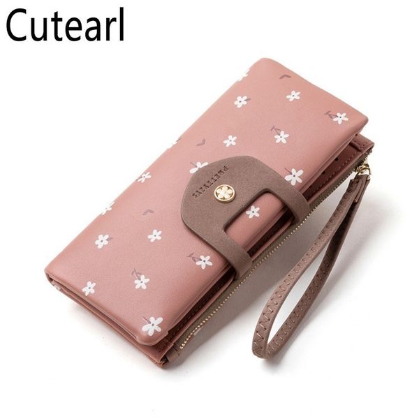 

мода женщин длинный кошелек японский стиль печатный молния пряжка телефон сумка lady конструктор держатель новой карты ретро портмоне 2020