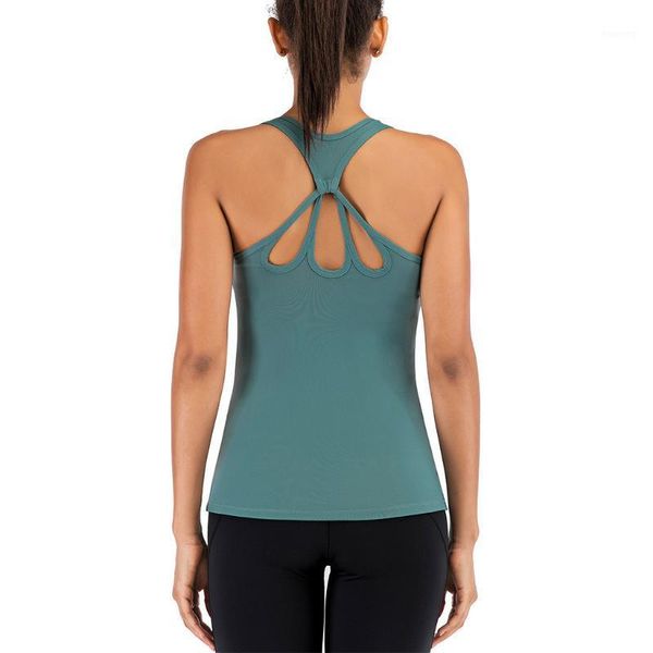 

gym clothing women yoga underwear beauty back vest fitness nylon cross open sleeveless loose workout sportswear1, White;black