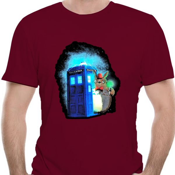 

dr who totoro t shirt mash up ladies small black ss tardis fez hat police box custom printed tee shirt 9827a sport hooded sweatshirt hoodie