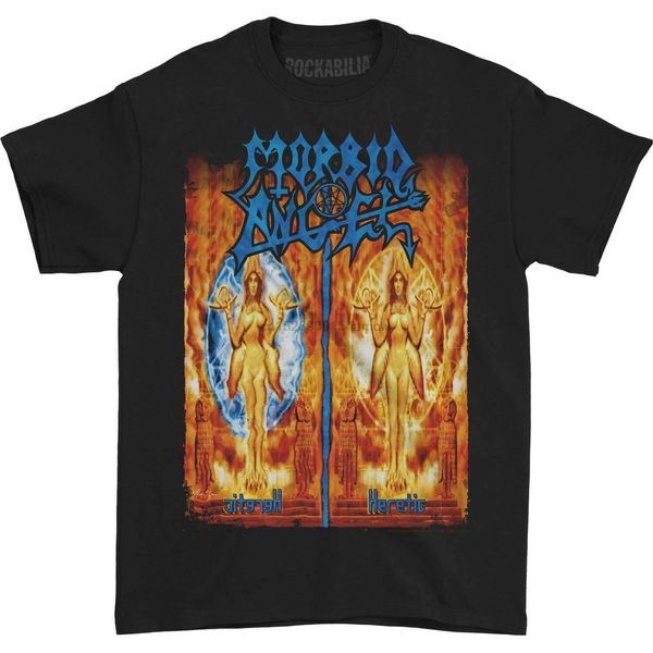 

morbid angel men's heretic - t-shirt t-shirt black sport hooded sweatshirt hoodie