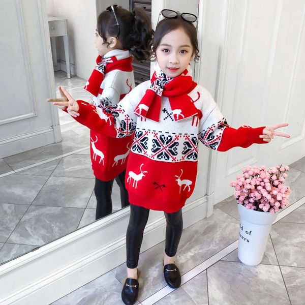 

medium children's t-shirt large girls' length sweater cartoon loose foreign girl's bottom coat bomo, Blue