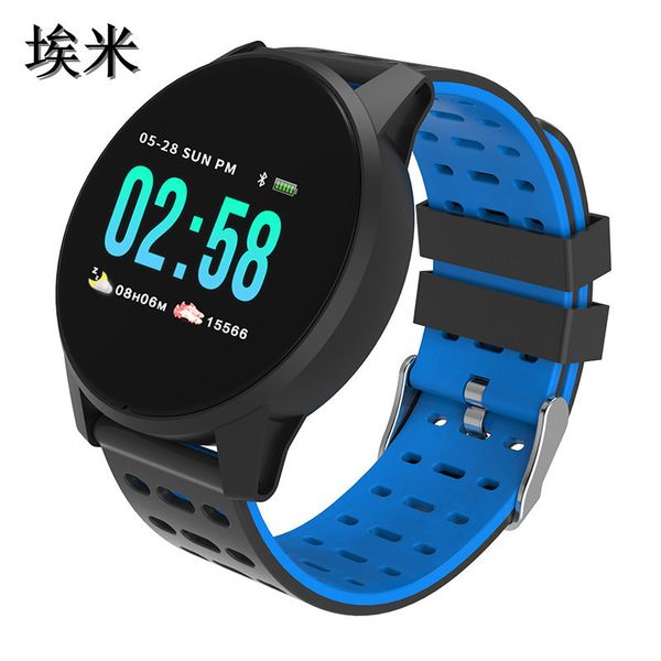 

ky108 / w1 цветного экрана умного сердечного ритма артериального давление упражнение браслет