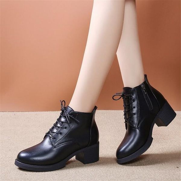 

more size riding 2021 winter new thick heel of casual fashion boots sid zipper snowboots women's shoes 6hhv, Black