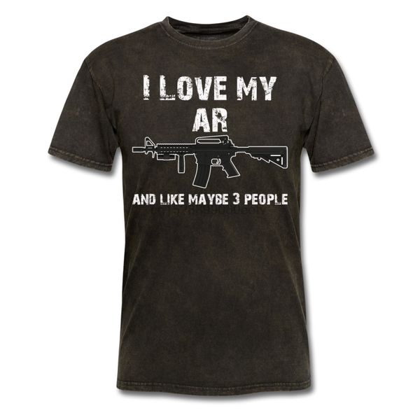 

i love my ar and maybe 3 people t-shirt pro gun ar-15 sport hooded sweatshirt hoodie