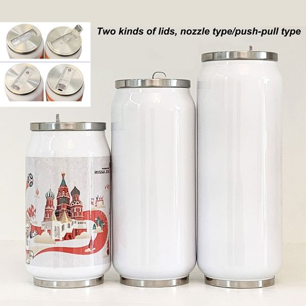 

cute vacuum insulated water bottle double wall stainless steel thermos portable wide mouth can cup travel water coke bottle cup vt1746
