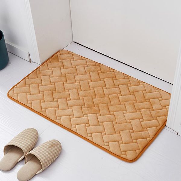 

simple modern geometric pattern bath mat door mat soft comfortable floor absorbent non-slip bathroom rug