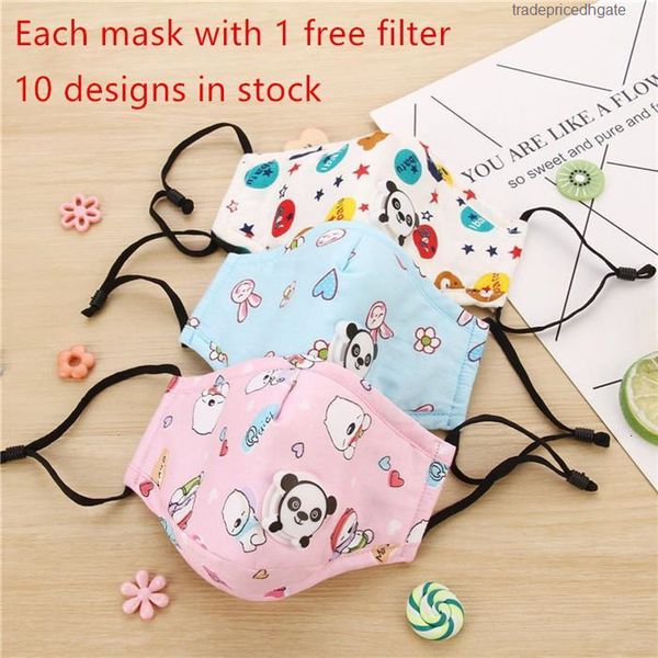 

factoryeximchildren boys masks cotton girls anti pm2.5 m dust dustproof protective safe breathable face mouth mask 5pcs