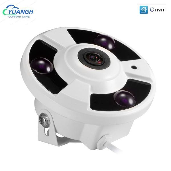 

cameras 1080p mini camera ip 180 degree 360 lens xmeye app onvif metal dome indoor poe security night vision1