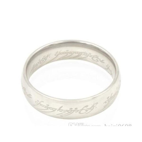 

20pcs band stainless steel ring mixed lot the lord of the rings mens womens 6mm polished band jewelr wmtipw jeneffer, Golden;silver