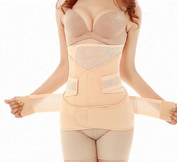 

3in1 belly/abdomen/pelvis postpartum belt body recovery shapewear belly slim waist cinchers breathable wais sqcxtd pingtoy, White