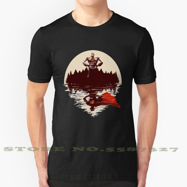 

iron giant design trendy tee iron giant comic movie cartoon animation pointillism film hero robot scene woods sweatshirt hoodie men t shirt