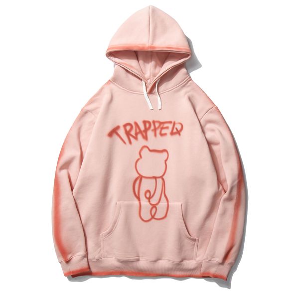 

hip hop streetwear hoodie men print hoodie sweatshirt loose fleece winter hooded pullover men cotton, Black