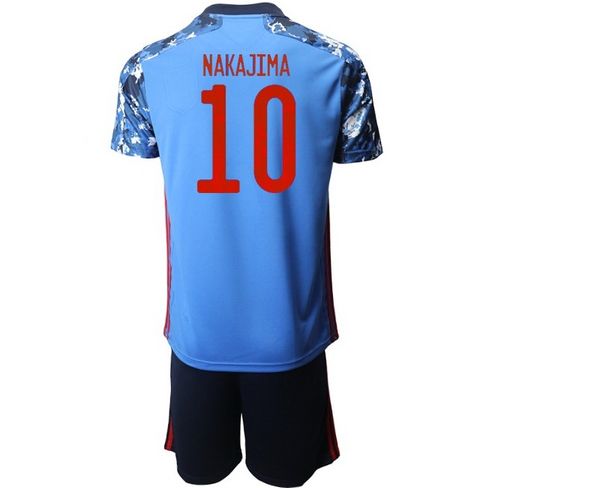 

customized 20-21 japan home atom captain tsubasa soccer jersey sets jerseys with shorts captain tsubasa 10 nakajima football shirts kagawa, Black