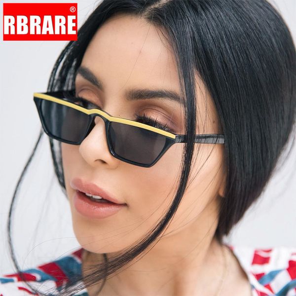 

fashion vintage small frame cat eye sunglasses women luxury sun glasses for men classic retro travel street beat eyeglasses, White;black