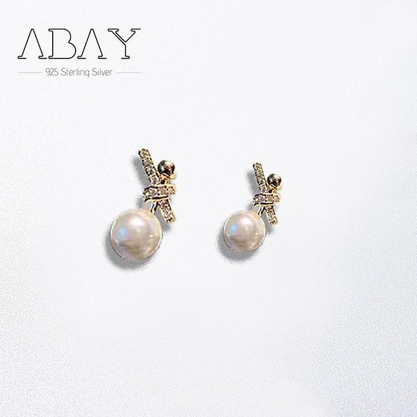 

stud 925 silver needle earrings fashion gorgeous appearance matching design party prom wedding decoration, Golden;silver