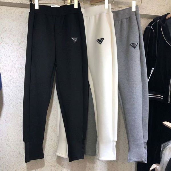 

women track pants joggers sport trouse fashion style with letters budge pant slim for lady clothing asian size, Black;white
