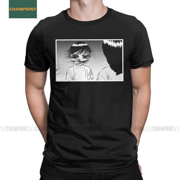 

blurred junji ito men's japanese anime ga japan otaku horror awesome tees short sleeve gift idea hooded sweatshirt hoodie men t shirt