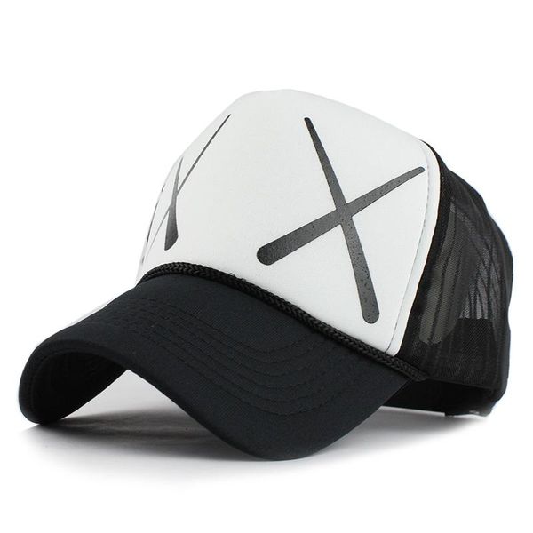 

flb] 12 styles 2018 acrylic 5 panels adjustable baseball cap summer mesh caps snapback baseball cap men fitted hats caps wmtofh, Black;white