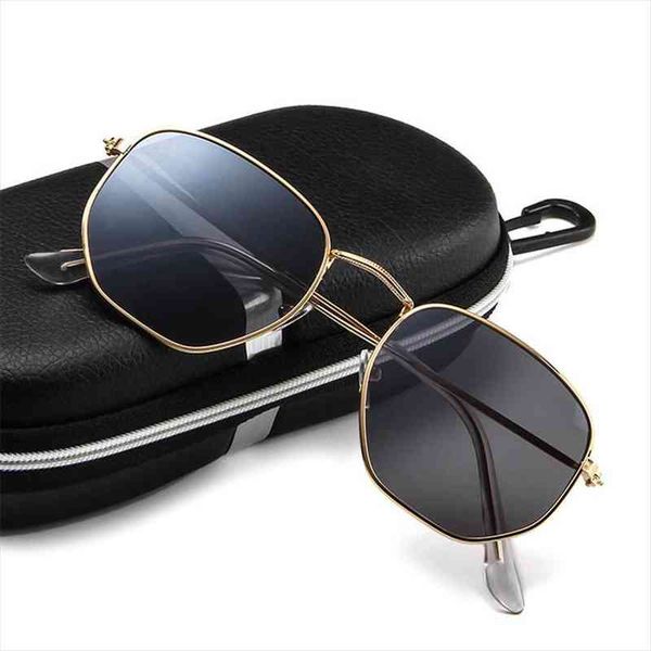 

vintage brand designer hexagonal sunglasses women men brand designe retro driving mirror sun glasses female male, White;black