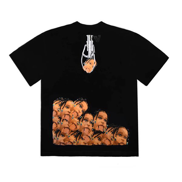 

2021 new travis scott cactus jack stormi 2 party tee t-shirt men women 1:1 quality astroworld t shirt tees 38ng, White;black