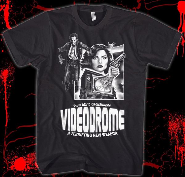 

videodrome - movie poster - pre-shrunk hand screened t-shirt men t shirt sport hooded sweatshirt hoodie