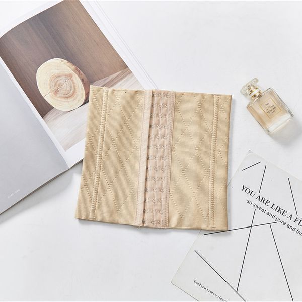 

seamless small size 13 row buckle abdominal belt xs xxs, Gray