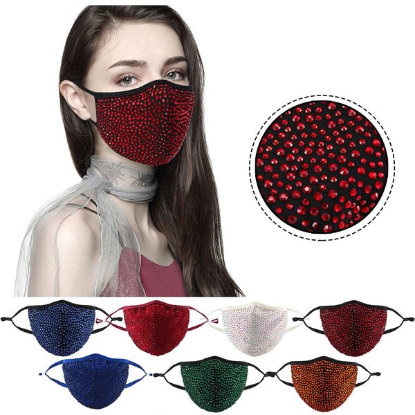 

fast delivery mscara headband fashion reusable windproof fog haze mask diamond mask for women mascaras de adulto qylywb bdesybag