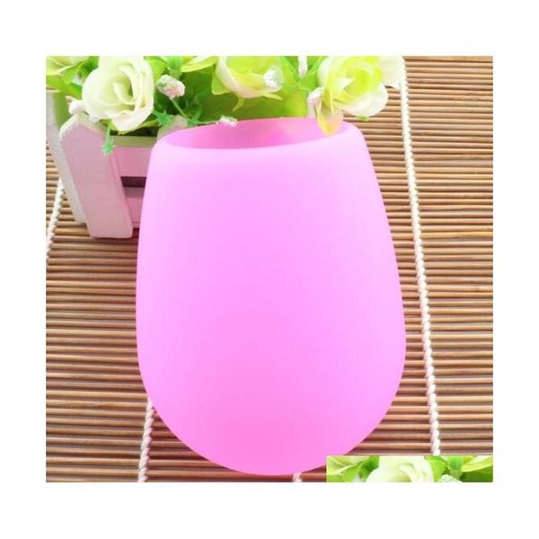 

new arrive colorful fashion 2017 unbreakable clear rubber wine glass sile sile wine jlltev yeah2010