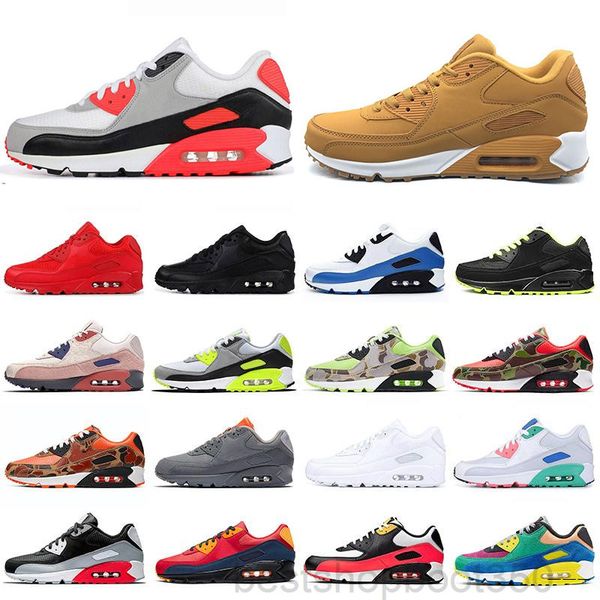 

fast shipping 2019 men shoes classic 90 men and woman shoes trainer air cushion surface casual shoes 36-45 ff9q