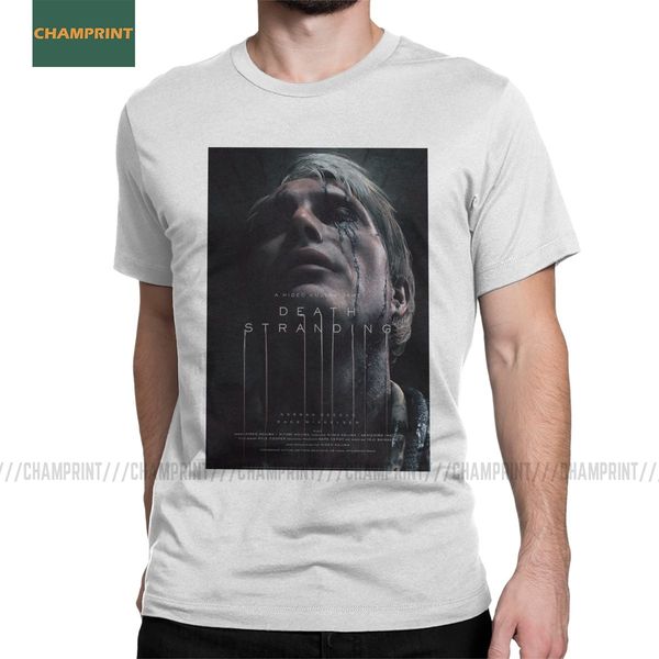 

men death stranding mads mikkelsen tees short sleeve kojima metal gear reedus game mgs plus size hooded sweatshirt hoodie men t shirt