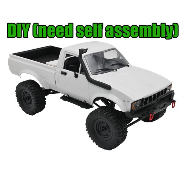 

wpl c24 1/16 4wd climber rc car kit climbing pickup truck kids toy diy