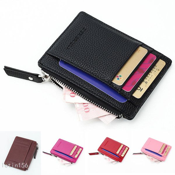 

clutch coin men leather purse wallet women zipper small change bag onl64 mukk