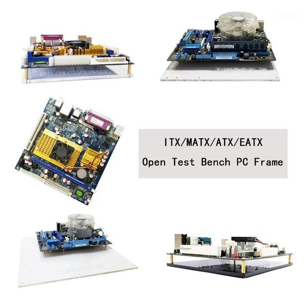 

fans & coolings diy pc overclock test bench open frame for itx matx atx computer mini htpc air case bracket bare support graphics card1