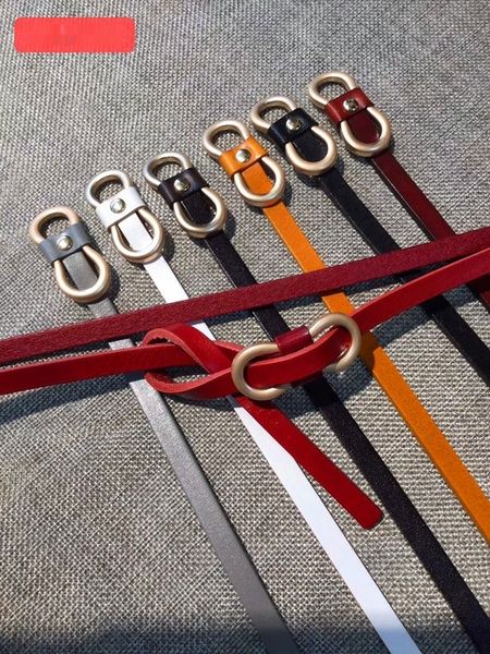 

0hmys belt guangzhou first layer plain vegetable tanned leather belt9656#1.0 wide cowhide thin belt first layer cowhide dl 8lwkt, Black;brown