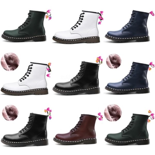 

knight boots leather luxury women's boots martin boots mirror short boot designer winter shoes#9503222, Black