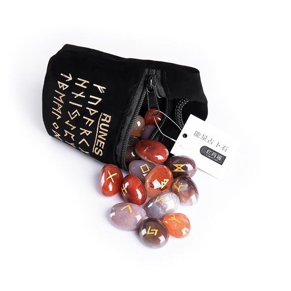 

rune stones runes for fortunetelling rose quartz runes divination stones natural stones natural meditation crystal reiki qylaux, Black