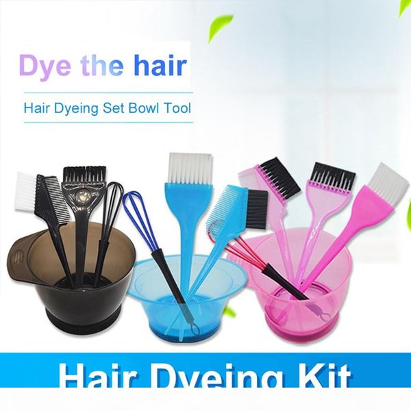 

selling popular hair dye color kit hair dye color brush bowl set ear caps dye mixer hair tint dying coloring tools