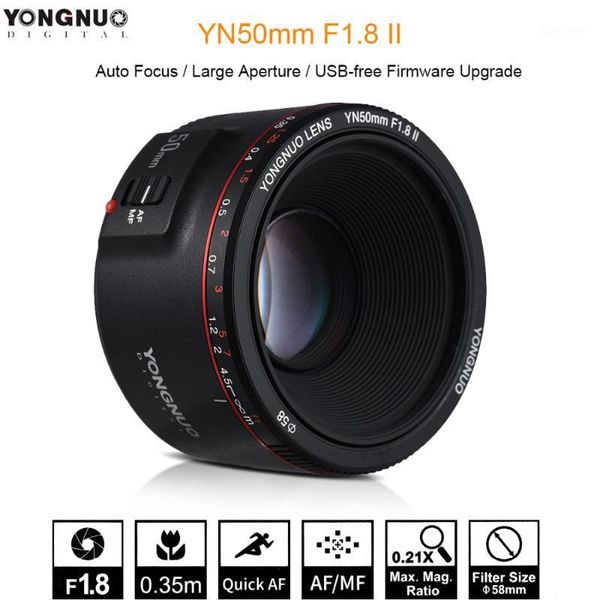 

other cctv cameras yongnuo yn50mm f1.8 ii auto focus 50mm standard prime lens large aperture for canon eos 760d 70d 5d2 5d3 7d dslr camera1
