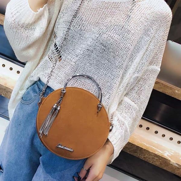 

new style ladies chain shoulder bag fashion tassel handbag luxury handbags women bags designer ladies hand bags