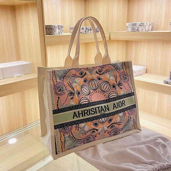 

high capacity female star same shopping fashion atmosphere canvas portable tote
