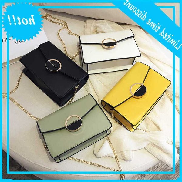 

mini square flip new quality pu leather women's designer handbag chain shoulder messenger bag